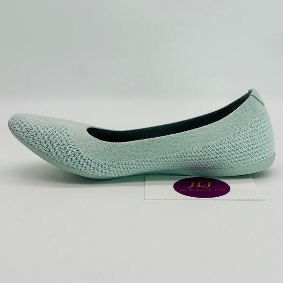 Allbirds Women's Tree Breezer Frost Blue Breathable Comfort Ballet Flats Size 5 - Picture 7 of 10